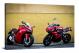 Two Red Bikes, 2021 - Canvas Wrap