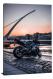 Samuel Beckett Bridge Motorcycle, 2018 - Canvas Wrap