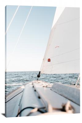 View from a Sailboat, 2017 - Canvas Wrap