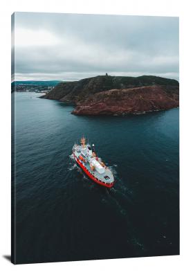 Giant Canadian Ship, 2020 - Canvas Wrap
