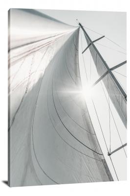 Sailboat Mast, 2019 - Canvas Wrap