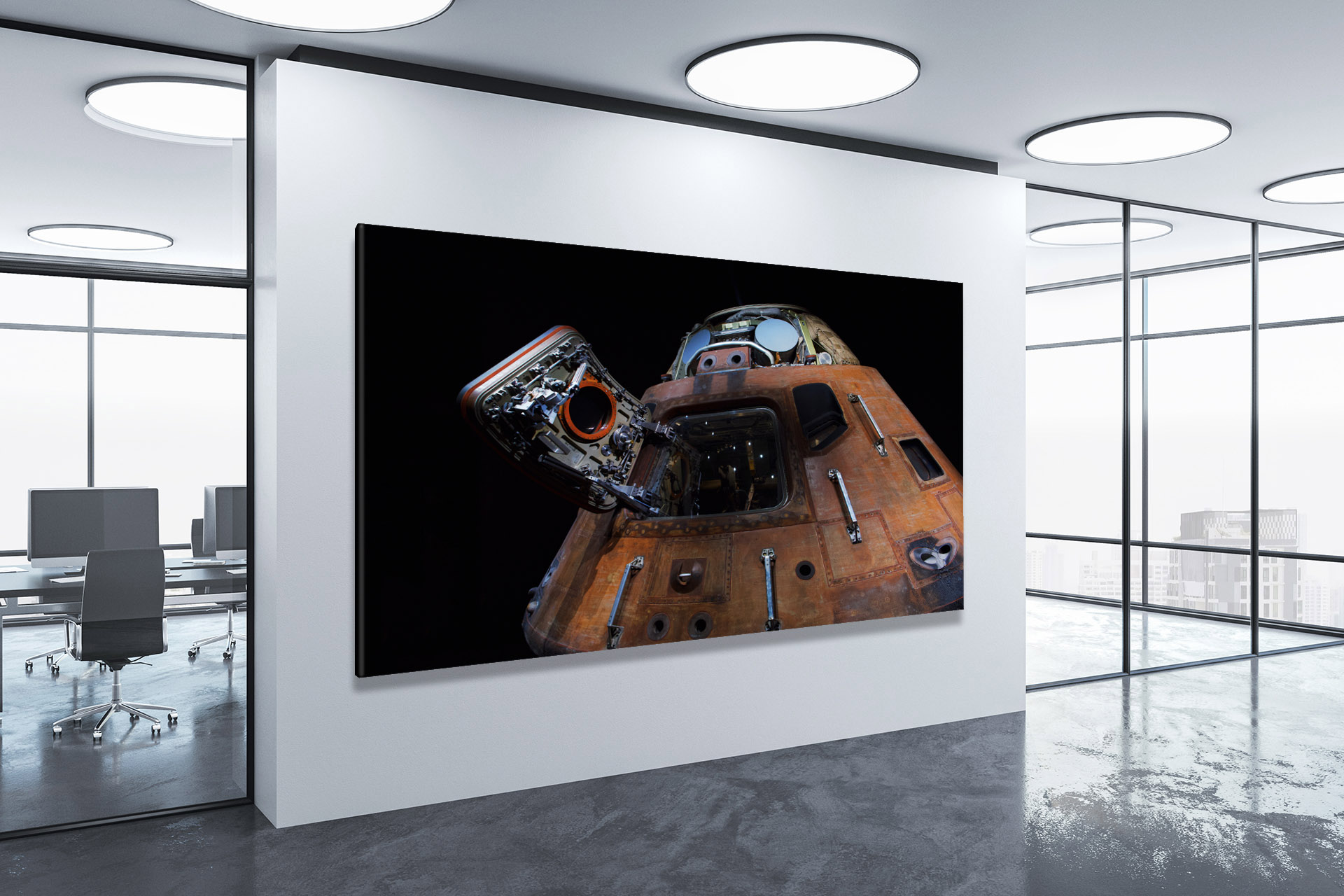 Apollo 14 Kitty Hawk Command Module, 2020 - Canvas Wrap