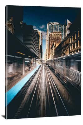 Chicago Station, 2017 - Canvas Wrap