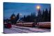 Train in the Winter, 2021 - Canvas Wrap