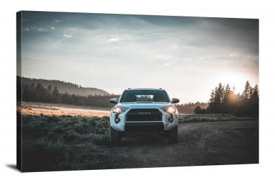 White Toyota, 2019 - Canvas Wrap