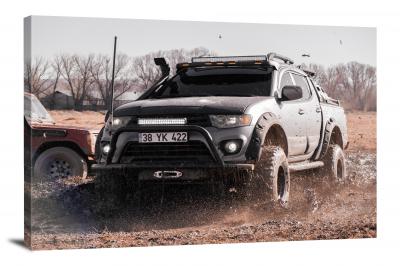 Dirty Truck, 2021 - Canvas Wrap