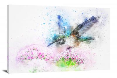 Bird Eating, 2017 - Canvas Wrap