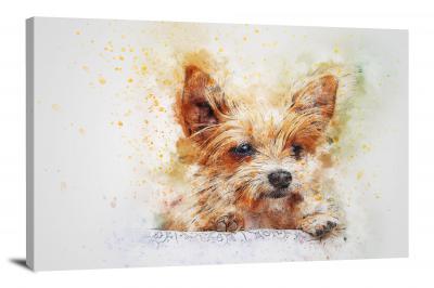 Fluffy Dog, 2017 - Canvas Wrap