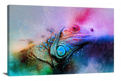 Rainbow Lizard, 2017 - Canvas Wrap
