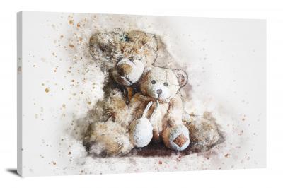 Teddy Bears, 2017 - Canvas Wrap