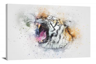 Tiger Fangs, 2017 - Canvas Wrap