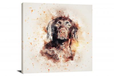 Brown Dog, 2017 - Canvas Wrap