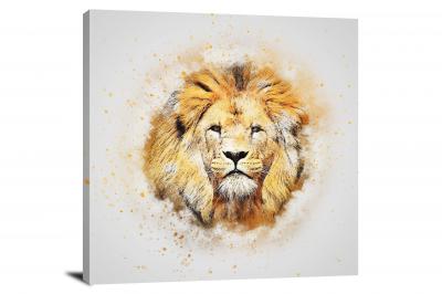 Lion Head, 2017 - Canvas Wrap