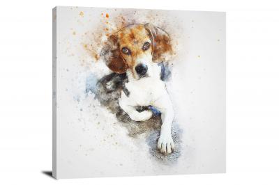 Beagle, 2017 - Canvas Wrap