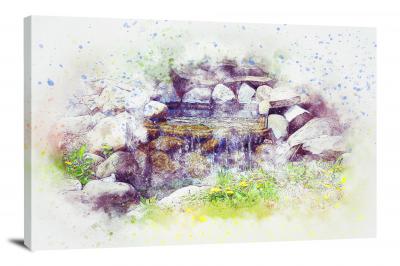 Fountain, 2017 - Canvas Wrap
