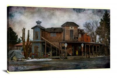 Western Style Building, 2013 - Canvas Wrap
