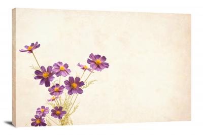Purple Daisies, 2018 - Canvas Wrap