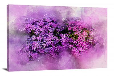 Lots of Purple Flowers, 2017 - Canvas Wrap