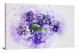 Purple Flowers, 2017 - Canvas Wrap