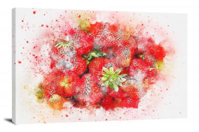Strawberries, 2017 - Canvas Wrap