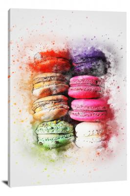 Macaroons, 2017 - Canvas Wrap
