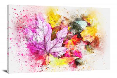 Leaves, 2017 - Canvas Wrap