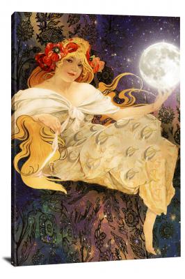 Moon Goddess, 2020 - Canvas Wrap