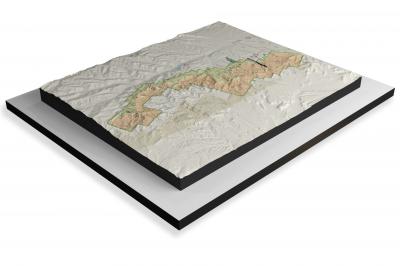 Bryce Canyon National Park 3D Raised Relief NPS Map