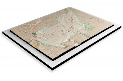 Arches National Park 3D Raised Relief NPS Map