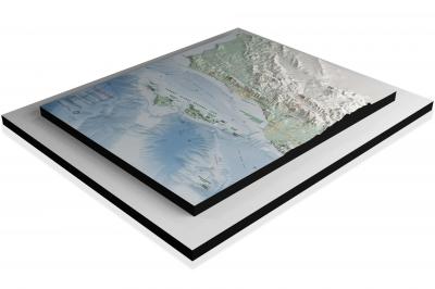 Channel Islands National Park 3D Raised Relief NPS Map