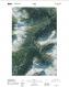 Glacier National Park, 2020, Mount Cannon, MT, 3D Raised Relief USGS Satellite Current Map1
