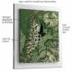Grand Teton National Park, 3D Raised Relief Satellite Map2