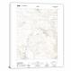 Arches National Park-The Windows Section, 2020, USGS Map Canvas Wrap