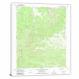 Bryce Canyon National Park, 1966, Bryce Point, USGS Historical Map Canvas Wrap