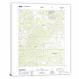 Bryce Canyon National Park, 2020, Bryce Point, USGS Current Map Canvas Wrap