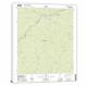 Great Smoky Mountains National Park, Clingmans Dome, USGS Current Map Canvas Wrap