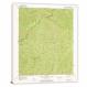 Great Smoky Mountains National Park, Clingmans Dome, 1964 USGS Historical Map Canvas Wrap