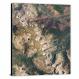 Rocky Mountain National Park-McHenrys Peak, 2022, Satellite Map Canvas Wrap