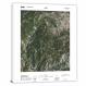 Yosemite National Park-Yosemite Falls, 2021, USGS Satellite Map Canvas Wrap