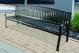 Florence Series Metal Bench with Arched Back1