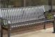Florence Series Metal Bench with Straight Back1